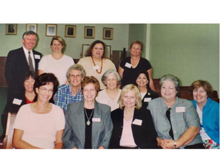 Lone Star CASA Board, 2002. Lucille Bell is pictured in the middle row, second from the right. Courtesy photo