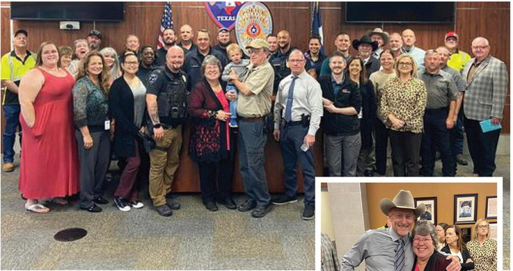 Terrell PD celebrates Jill Baltz’s retirement