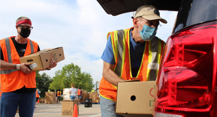 Through the Feeding Network, which includes Adopt A Block, Catholic Charities Rosser UMC, Cedar Creek Non-Profit Housing, The Center, Salvation Army Kaufman and Share Center, the NTFB provided 5.5 million pounds of food in Kaufman County last year. Courtesy photos