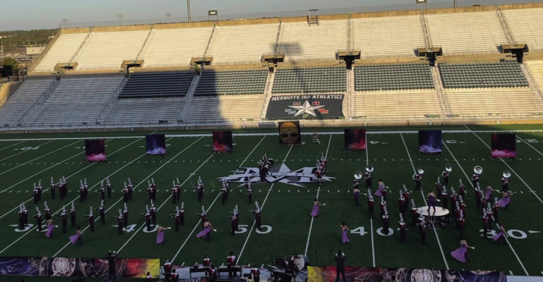 BAND ADVANCES TO AREA!