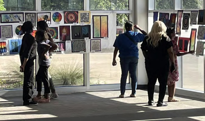 Terrell ISD students host Art show