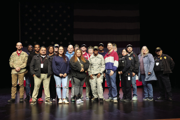 The Terrell ISD community came together to celebrate and honor those who served in the armed forces with their annual Veterans Day program on Nov. 11 at the Jamie Foxx Performing Arts Center. Photos courtesy of Terrell ISD
