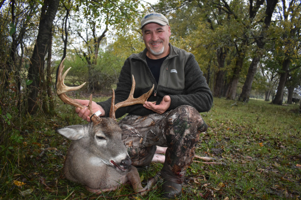 Luke has had some great times in the outdoors this past year but hunting with his friend Kenneth Shepherd close to home was one of the highlights. Kenneth took this heavy horned mature ‘home buck’ during rifle season. Photo by Luke Clayton
