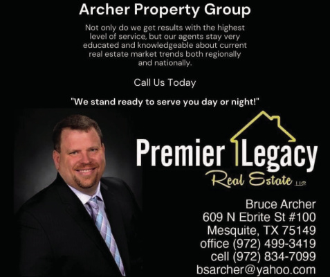 Q&A with Bruce Archer, Archer Property Group-Premier Legacy Real Estate, LLC