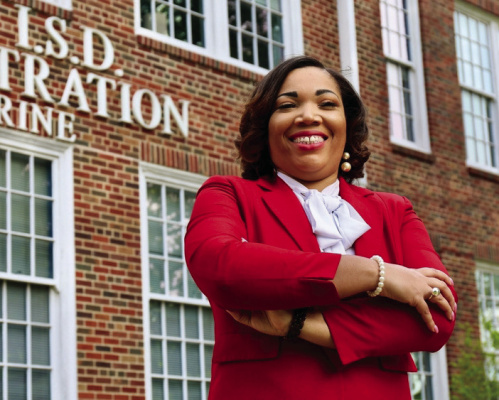 Dr. Tracie Washington, Deputy Superintendent of Leading and Learning, has been selected to be part of the a first-of-its kind program for aspiring superintendents through The Holdsworth Center. Photo courtesy of Terrell ISD