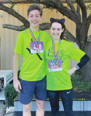Overall winners Zion Cripps and Vivian Glick. COURTESY PHOTO