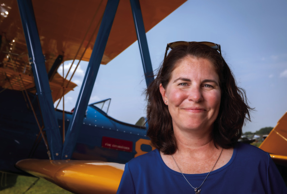 Texas Woman’s University Professor of History, Katherine Sharp Landdeck, Ph.D, has spent two decades researching and explaining their contributions to the war effort. Photo courtesy of Liz Oliphant