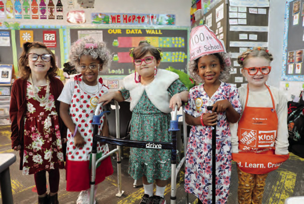 TISD celebrates 100 days of school