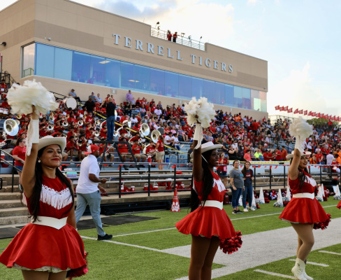 The Terrell Tigers were scheduled to return home Sept. 23, taking on the 2-2 Melissa Cardinals in a critical District 7-5A matchup. Photo courtesy of Terrell ISD Facebook page