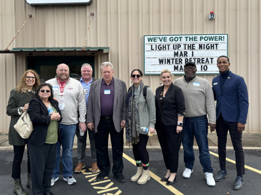 Rotary Club of Terrell members recently had the opportunity to tour Poetry Community Christian School. The facility is growing and offers hands on instruction for elementary aged students all the way through high school. For information about PCCS, please visit www.poetrychristian.org. Photo courtesy of Rotary Club of Terrell