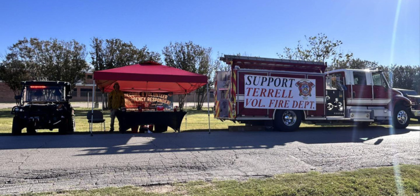 The Terrell Volunteer Fire Department attended the Kaufman County Emergency Preparedness Festival on Saturday, Sept. 28 at Ben Gill Park. Visitors were able to check out TVFD’s apparatus and receive other information. Photo courtesy of Terrell Volunteer Fire Department Facebook page