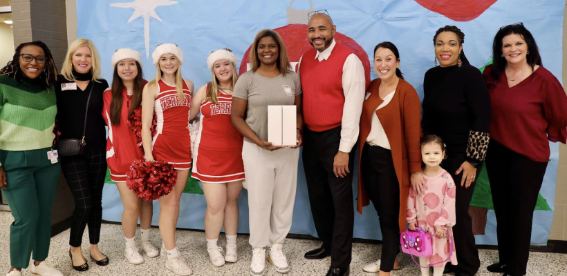 Photos courtesy of Terrell ISD Facebook page The Terrell ISD Excellence Foundation awarded over $147,000 in grants to Terrell ISD students and teachers.