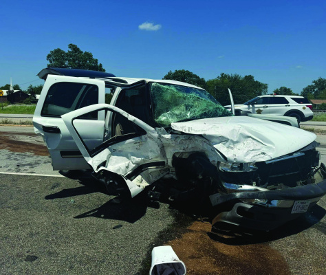 Elmo, College Mound Fire Departments, along with Care-Flite, responded to a major accident on Highway 80 on Monday, July 21. Photos courtesy of Elmo Fire Department Facebook page