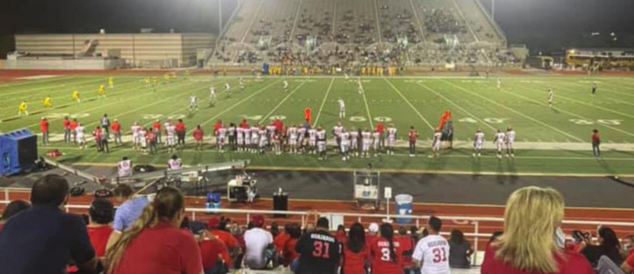 The Terrell Tigers made themselves at home at Tommy Standridge Stadium in Carrollton last week, scoring a 45-9 rout of the Newman Smith Trojans. Terrell will look to go 2-0 on the season this week when they play host to the Wilmer-Hutchins Eagles. PHOTO BY LISA MCBRIDE