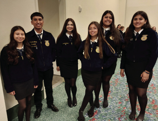 Members of the Terrell FFA were honored at the Lone Star Degree Ceremony early in July. Photo courtesy of Terrell FFA