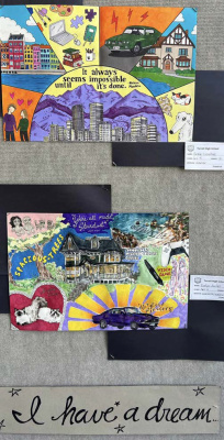 Black History Month artwork on display at Terrell ISD