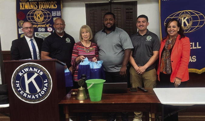 Kaufman DA Wiley speaks at Terrell Kiwanis