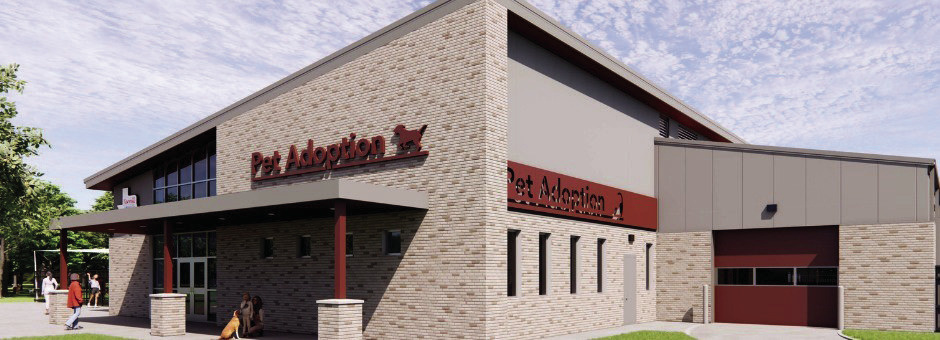 Pictured is the rendering of the new Terrell Pet Adoption Center, which breaks ground on Tuesday, Jan. 13 at 4 p.m. next door to the Terrell Police Headquarters. Photo courtesy of City of Terrell