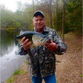 On Luke’s recent fishing trip, the creek crappie and white bass had lockjaw but a remote pond in the woods saved the day. Photo by Luke Clayton