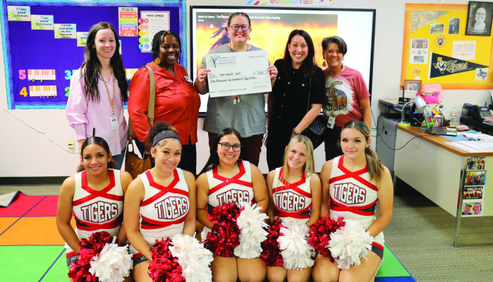 The Terrell ISD Excellence Foundation made its rounds at Terrell ISD campuses to deliver grant awards for multiple educators and staff right before the Thanksgiving holiday.