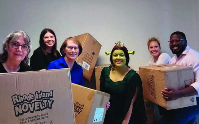Lone Star CASA with gifts from Toys for Tots -Rockwall