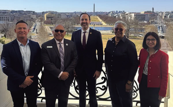 Members of the Terrell City Council met with Congressman Lance Gooden during their trip to Washington, D.C. on March 11 for the National League of Cities. Photo courtesy of City of Terrell