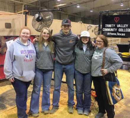 Students from Trinity Valley Community College began the new year by competing in Oklahoma City at the annual Cattleman’s Congress Livestock Show. Students performed well overall, bringing home several top awards. Courtesy photo