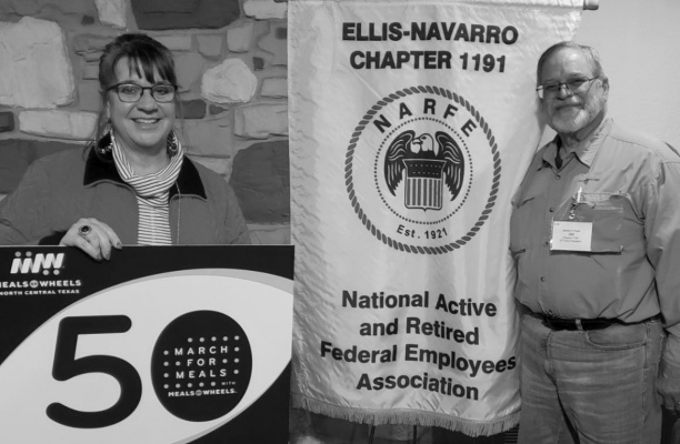 Lisa Deese of Meals on Wheels served as the guest speaker of the National Active and Retired Federal Employees (NARFE) Chapter 1191 held March 8. Courtesy photo