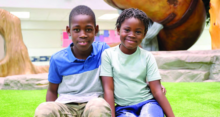 One thing you’ll learn about siblings and Terrell ISD students Marvens and Marlie Delva when you meet them is that they love attending school. Photo courtesy of Terrell ISD website