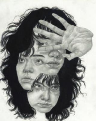 Rebeca Pittman’s portrait heads to state competition in May. TISD PHOTO