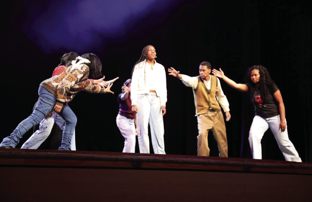Terrell ISD hosted their annual Black History Month program at the Jamie Foxx Performing Arts Center on Tuesday, Feb. 24. The program was focused on “A Century of Black History Commemorations.” Additional photos on 2A. Photo courtesy of Terrell ISD