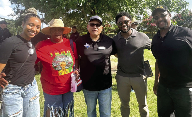 Juneteenth celebration at Breezy Hill Park