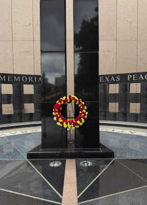 Terrell PD visits Texas Police Officer Memorial