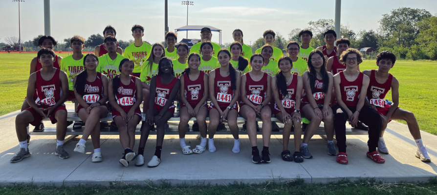 The Terrell Tigers varsity and JV cross country teams competed in their first meet of the 2024 season at the Kaufman Invitational on Friday, Aug. 23. Photo courtesy of Joe Stephens