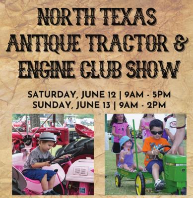 North Texas Antique Tractor Show Set for June 12-13