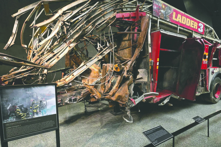 As Patriot Day approaches and the 25-year anniversary of 9/11, views from inside the National September 11 Memorial and Museum help us to never forget that day and those whose lives were lost. Photo courtesy of Courtney Holloway