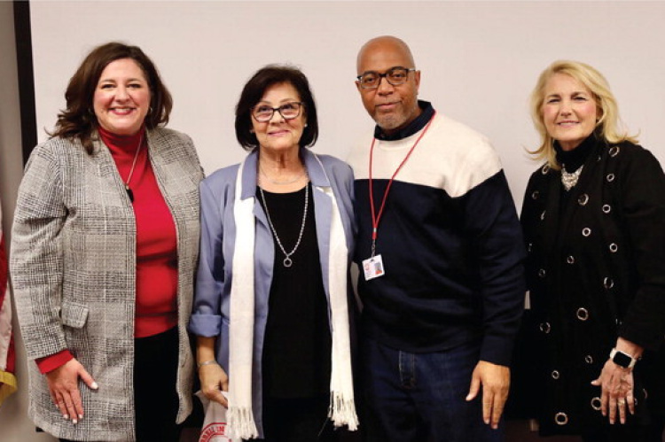 Terrell Independent School District recognized Virginia Parker as “District Bus Driver of the Month.” Parker was recognized during the Jan. 18 board meeting for her support and dedication to the Terrell ISD district, the students and the local community. Photo courtesy of Jen Holzapfel