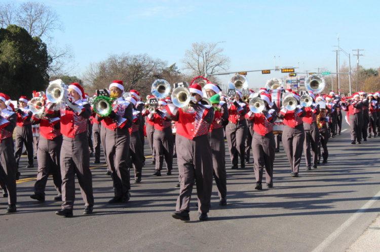 Members of the Terrell High School Marching Band will entertain the audience during the annual Stanley Ballard Sr. Christmas Parade on Dec. 11. The TISD Fine Arts Department is showcasing its talented students with a full slate of events in December. Tribune file photo