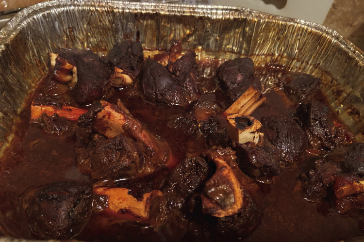 Luke got the “jump” on opening day with a couple of whitetail doe taken on a managed lands ranch with his trusty CVA Cascade rifle. He plans to put this tasty Osso Buco barbeque to use at the opening day deer camp. Photo Courtesy of Luke Clayton