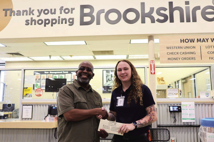 Brookshire’s of Terrell made a generous $1,900 donation to the Terrell ISD Teacher Classroom Shop. Their generosity continues to help provide essential classroom supplies at no cost to Terrell ISD educators throughout the school year. Photo courtesy of Terrell ISD