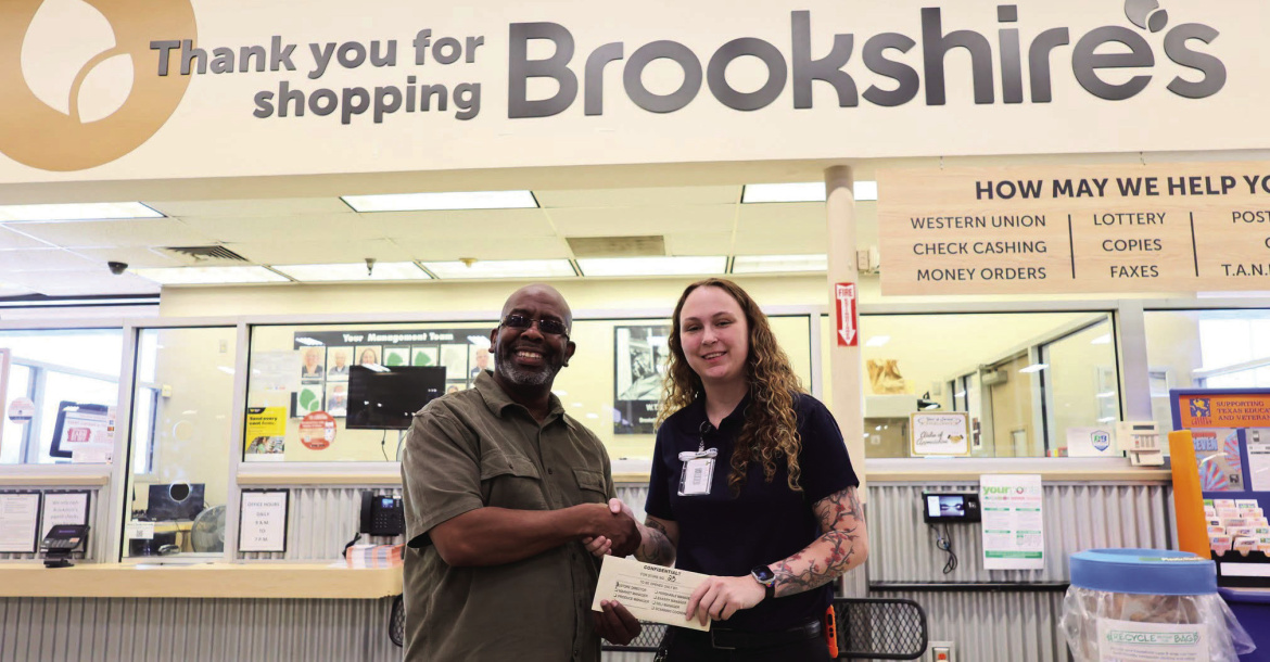 Brookshire’s of Terrell made a generous $1,900 donation to the Terrell ISD Teacher Classroom Shop. Their generosity continues to help provide essential classroom supplies at no cost to Terrell ISD educators throughout the school year. Photo courtesy of Terrell ISD